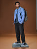 Sinsay Men’s Blue Mandarin Collar Shirt | Sinsay in Lebanon