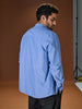 Sinsay Men’s Blue Mandarin Collar Shirt | Sinsay in Lebanon