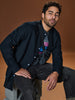 Sinsay Men’s Black Mandarin Collar Shirt | Sinsay in Lebanon