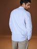 Sinsay Men's Light Grey & White Striped Slim Fit Shirt | Sinsay In Lebanon