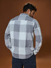 Sinsay Men Grey & White Check Flannel Shirt | Sinsay in Lebanon