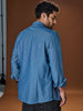 Sinsay Men’s Blue Denim-Look Shirt | Sinsay in Lebanon