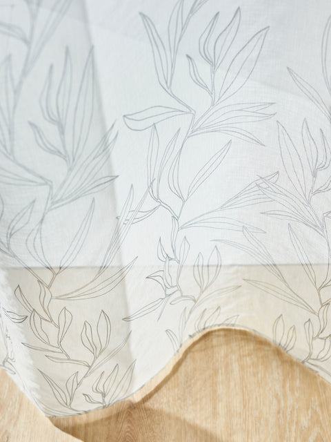 Sinsay White Planet Pattern Curtain | Sinsay In Lebanon