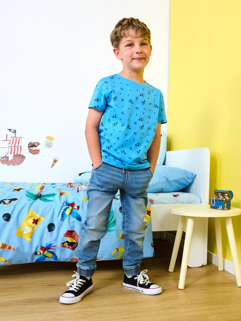 Sinsay Boy's Blue Jogger Jeans With Three Pockets | Sinsay In Lebanon