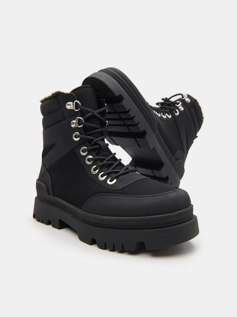 Sinsay Women's Black Lace-Up Ankle Boots | Sinsay in Lebanon