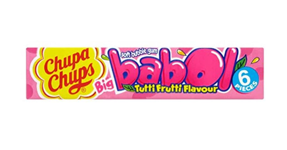 Chupa Chups Big Babol Bubble Gum Fun Tutti Frutti Flavour 27g | Chupa Chups In Lebanon