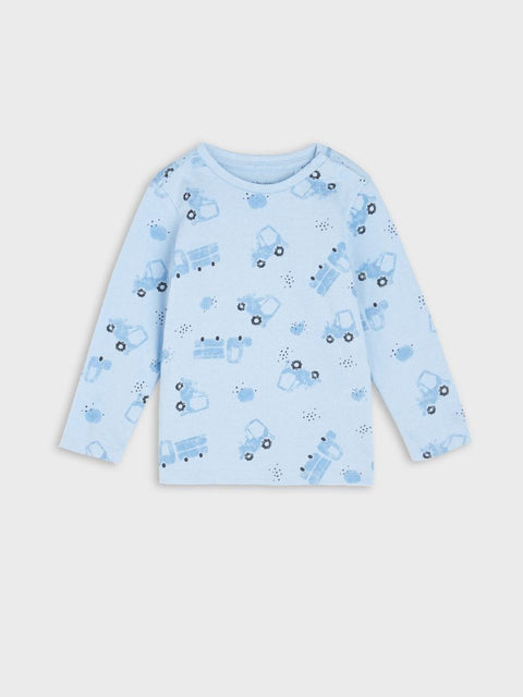 Sinsay Baby Boy's Blue Printed Long Sleeve Blouses 2 Pack |Sinsay In Lebanon
