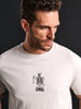 Sinsay Men's White Short Sleeve T-Shirt | Sinsay In Lebanon