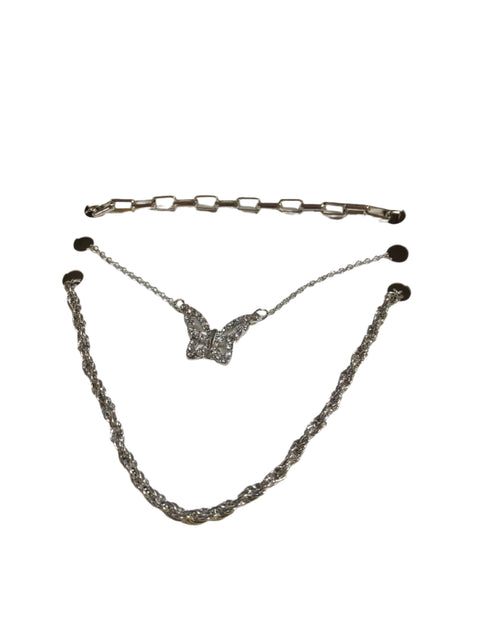 Steve Madden Women's Butterfly Silver Necklace| Steve Madden in Lebanon