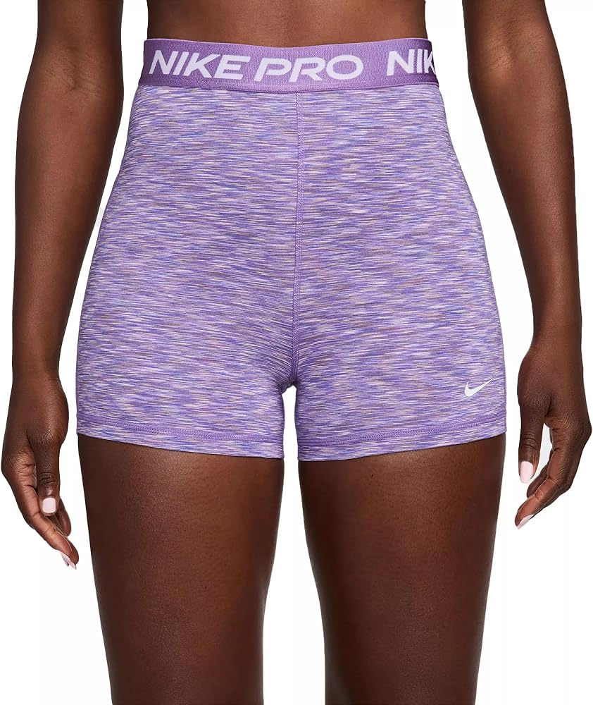 Nike Women's Purple Pro 3 Spacedye Shorts | Nike In Lebanon