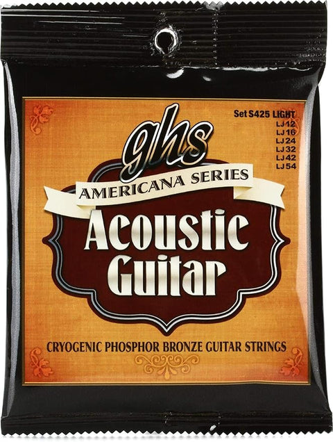 GHS Strings S425 Americana Series Phosphor Bronze Acoustic Guitar Strings |GHS Strings In Lebanon