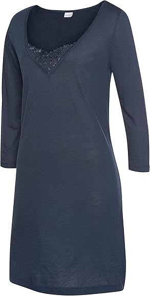 Lascana Women's Navy Short-Sleeve Sleep Dress |Lascana in Lebanon
