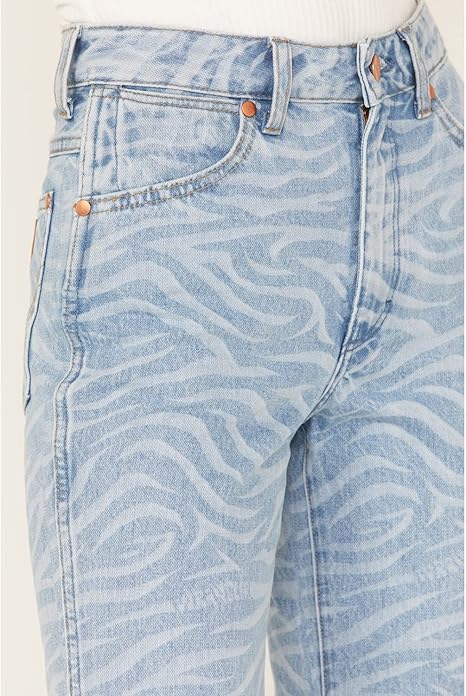Wrangler Women's Blue Meow Wonderer Jeans | Wrangler In Lebanon