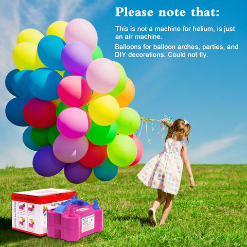 ID IDAODAN Pink/Blue Electric Balloon Pump | ID IDAODAN In Lebanon