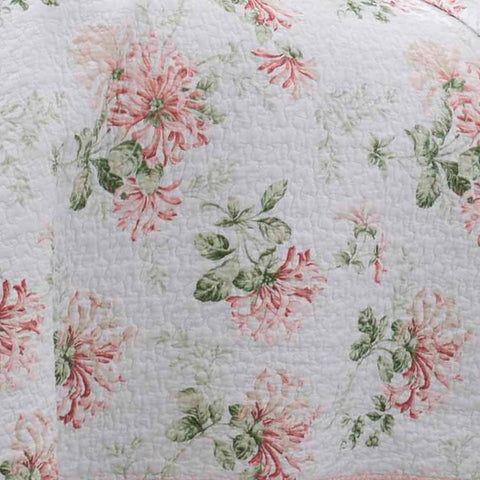 Laura Ashley Home Floral Full/Queen Quilt Set Cotton Reversible Bedding with Matching Sham|Laura Ashley In Lebanon