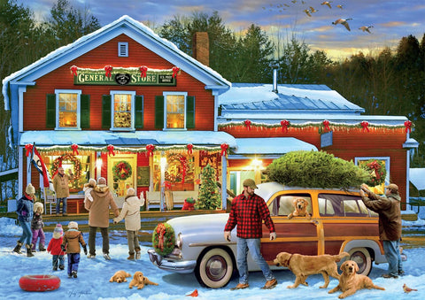 Buffalo Games Greg Giordano General Store at Christmas 500 Piece Jigsaw Puzzle |Buffalo Games In Lebanon