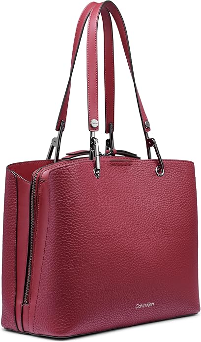 Calvin Klein Women's Burgundy Garnet Triple Compartment Tote Bag | Calvin Klein In Lebanon