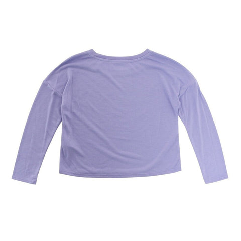 Nike Girl's Purple Crew Neck Long Sleeve Blouse |Nike In Lebanon