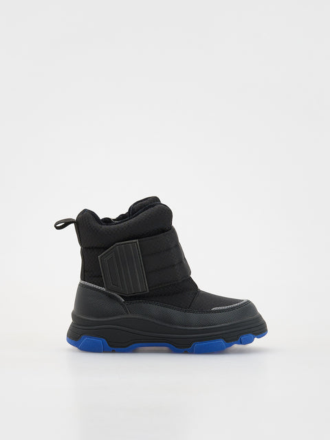 Reserved Baby Boy's Black Snow Boots With Velcro Fastening | Reserved In Lebanon