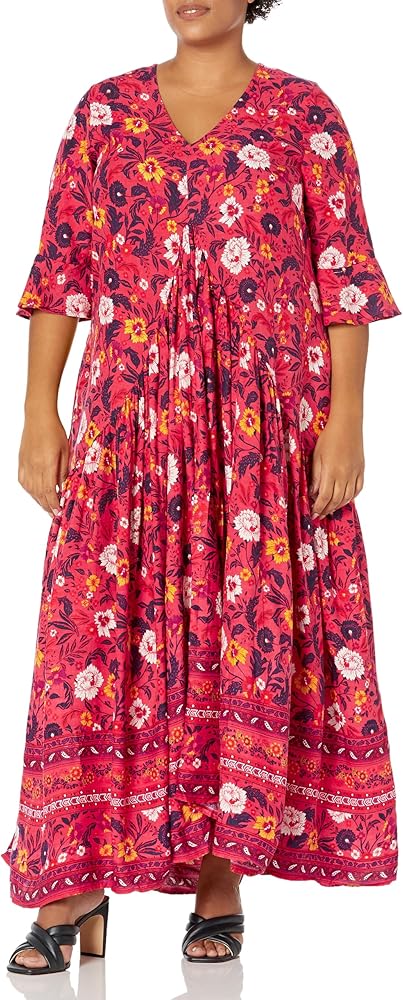 LORALETTE  Women's Multicolor Dress AMZ243