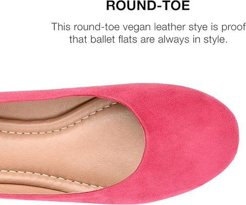 Journee Collection Women's Fuchsia Kavn Flat |Journee Collection In Lebanon
