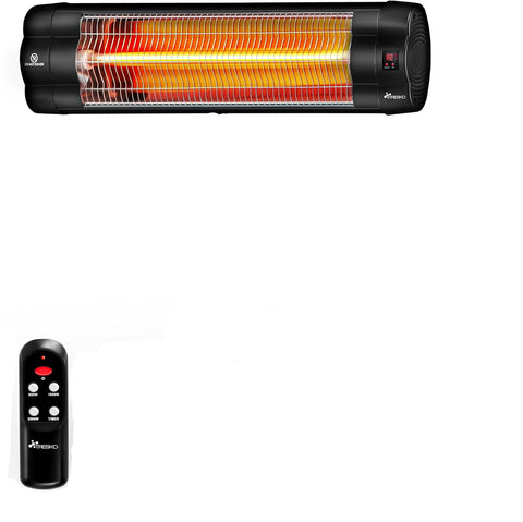 Tresko Black Infrared Heater 2500 W with Remote Control | Tresko In Lebanon