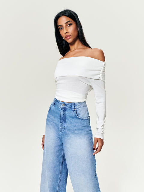 Sinsay Women's Light Blue Wide Leg Jeans|Sinsay In Lebanon