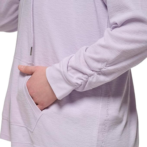 Calvin Klein Women's Purple Premium Performance Ruched Long Sleeve Jacket  |Calvin Klein  in Lebanon
