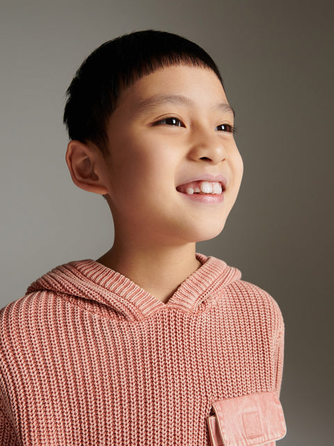 Reserved Boy's Coral Hoodie With Front Pocket | Reserved In Lebanon