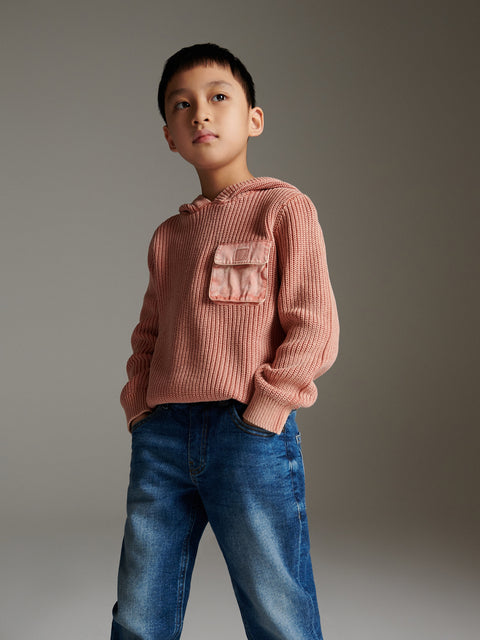 Reserved Boy's Coral Hoodie With Front Pocket | Reserved In Lebanon