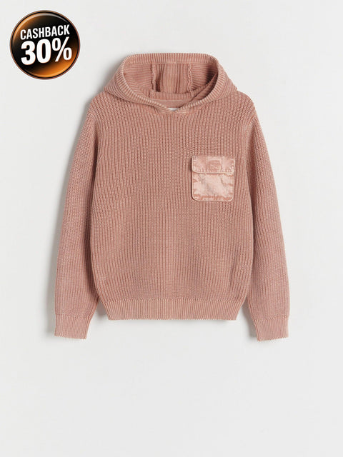 Reserved Boy's Coral Hoodie With Front Pocket | Reserved In Lebanon