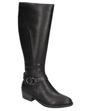 Easy Street Women's Luella Knee High Boots (Black Faux Leather) - Size 8.5 W
