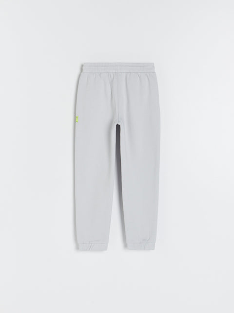 Gray sweatpants on a white background