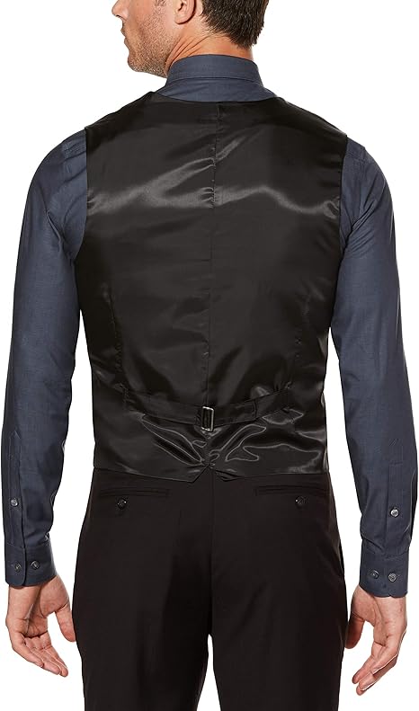 Perry Ellis Men's Black Solid Vest| Perry Ellis In Lebanon