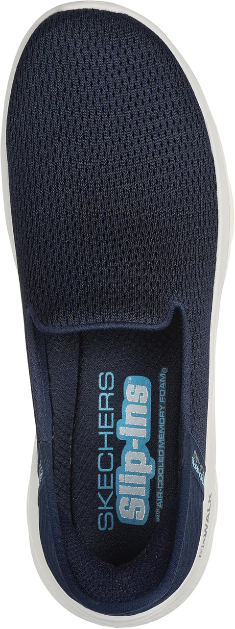 Skechers Women's Navy Hands Free Slip-Ins Go Walk Flex-Relish Sneaker | Skechers In Lebanon