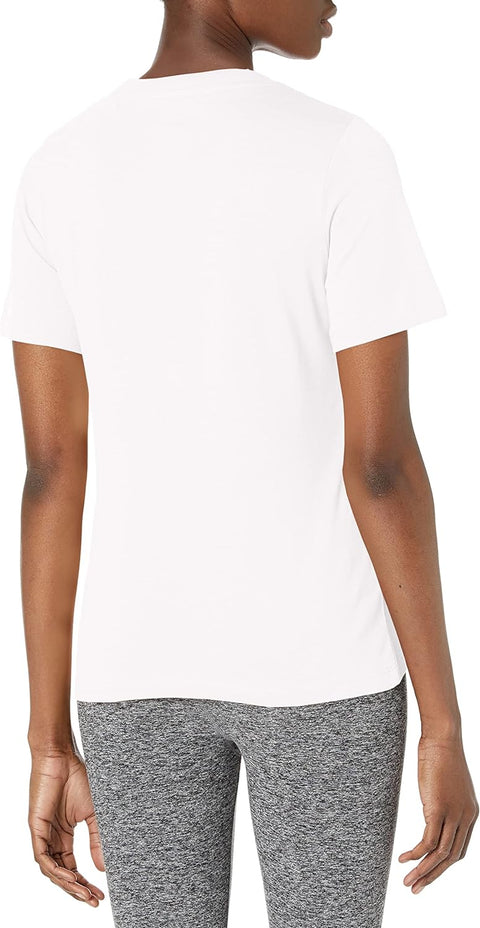 Reebok Women's White T-Shirt ABF862(ft4,5) shr