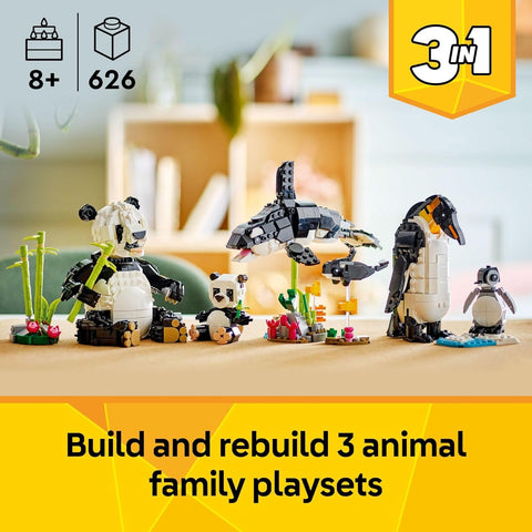 Lego Creator 3 in 1 Wild Animals Panda Family - Building Toy|Lego In Lebanon