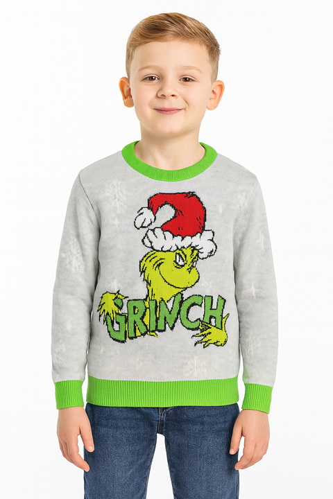 The Crinch Boy's Grey Long Sleeve Sweatshirt |The Crinch in Lebanon