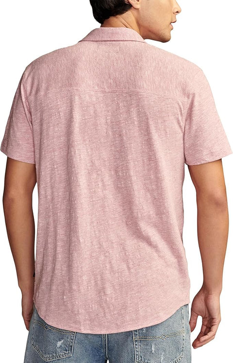 Lucky Brand Men's Red Violet Short Sleeve Shirt | Lucky Brand in Lebanon