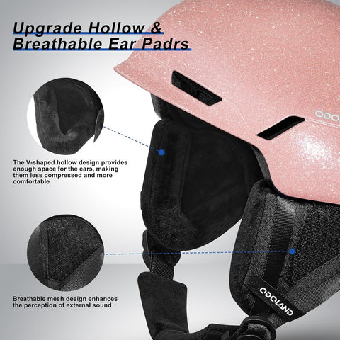 Odoland Pink Ski Helmet, Snowboard Helmet | Odoland In Lebanon