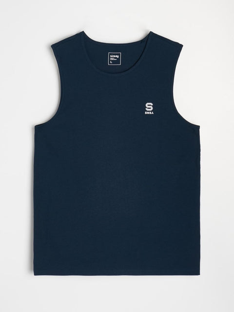 Sinsay Men's Navy Logo Print Tank Top | Sinsay In Lebanon