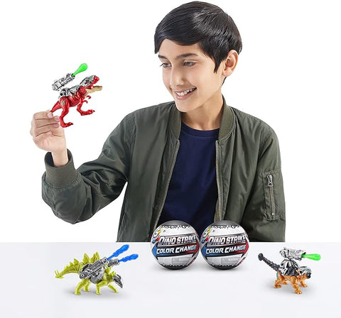 5 Surprise Dino Strike Series 5 Color Change Dinosaur Toys Fossils TG44