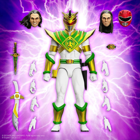 Super7 ULTIMATES! Mighty Morphin Power Rangers Lord Drakkon 7 Power Rangers Action Figure|Super7 In Lebanon