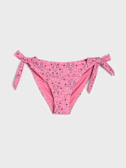 Sinsay Women's Pink Patterned Bikini Bottom | Sinsay in Lebanon