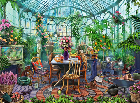 Ravensburger Greenhouse Mornings 500 Piece Jigsaw Puzzle |Ravensburger In Lebanon