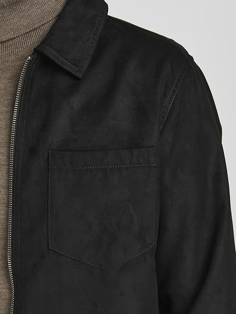Jack & Jones Men's Black Jprblacooper Pu Jacket | Jack & Jones In Lebanon