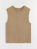 Sinsay Men Beige Sleeveless Tank Top | Sinsay in Lebanon
