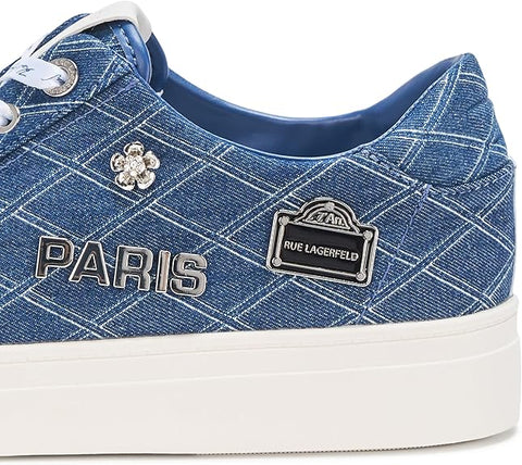 Karl Lagerfeld Paris Women's Blue Cate Rue Pins Sneaker | Karl Lagerfeld Paris In Lebanon