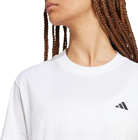 Adidas Women's White Essential Small Logo T-Shirt | Adidas Lauren In Lebanon