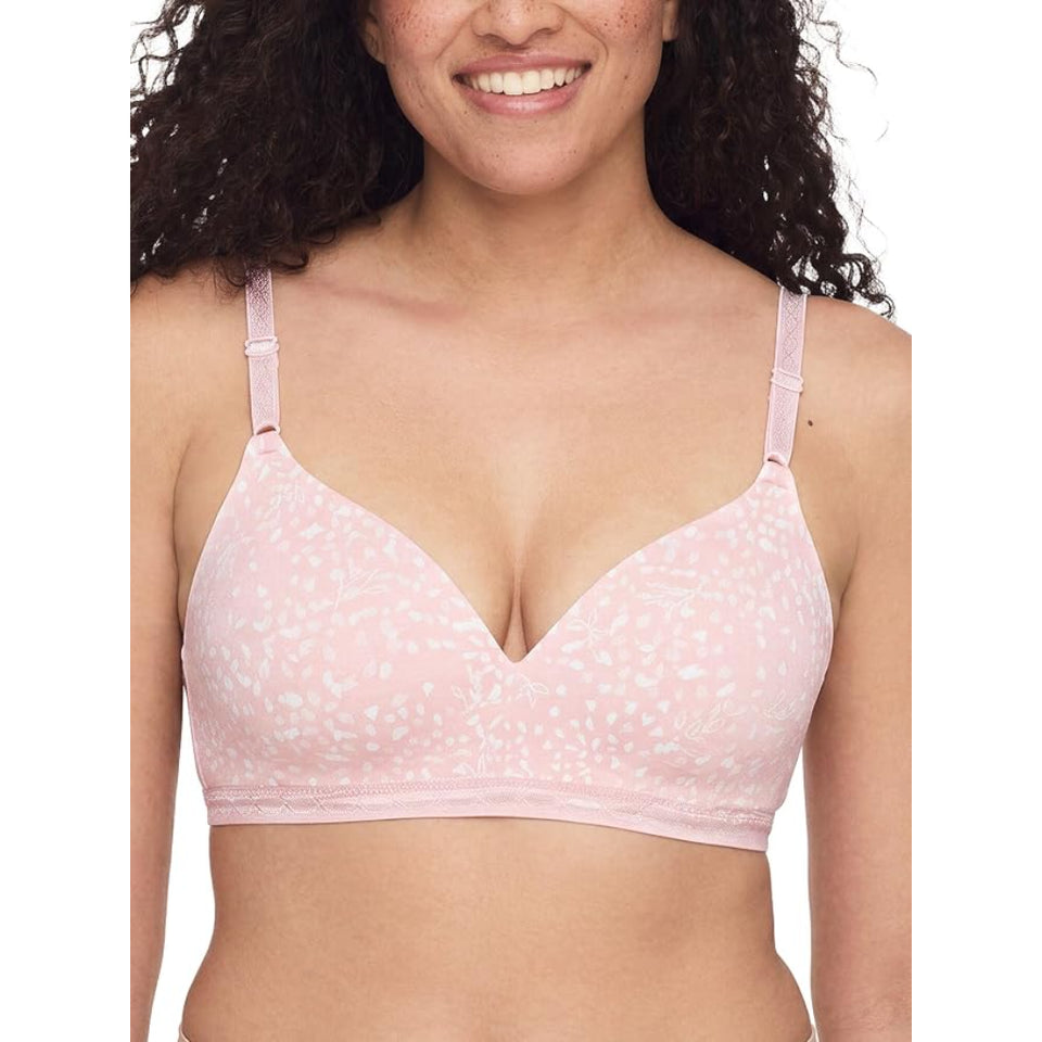 Calvin Klein Women's Pink Cloud 9 Super Soft Wireless Lightly Lined Comfort Bra